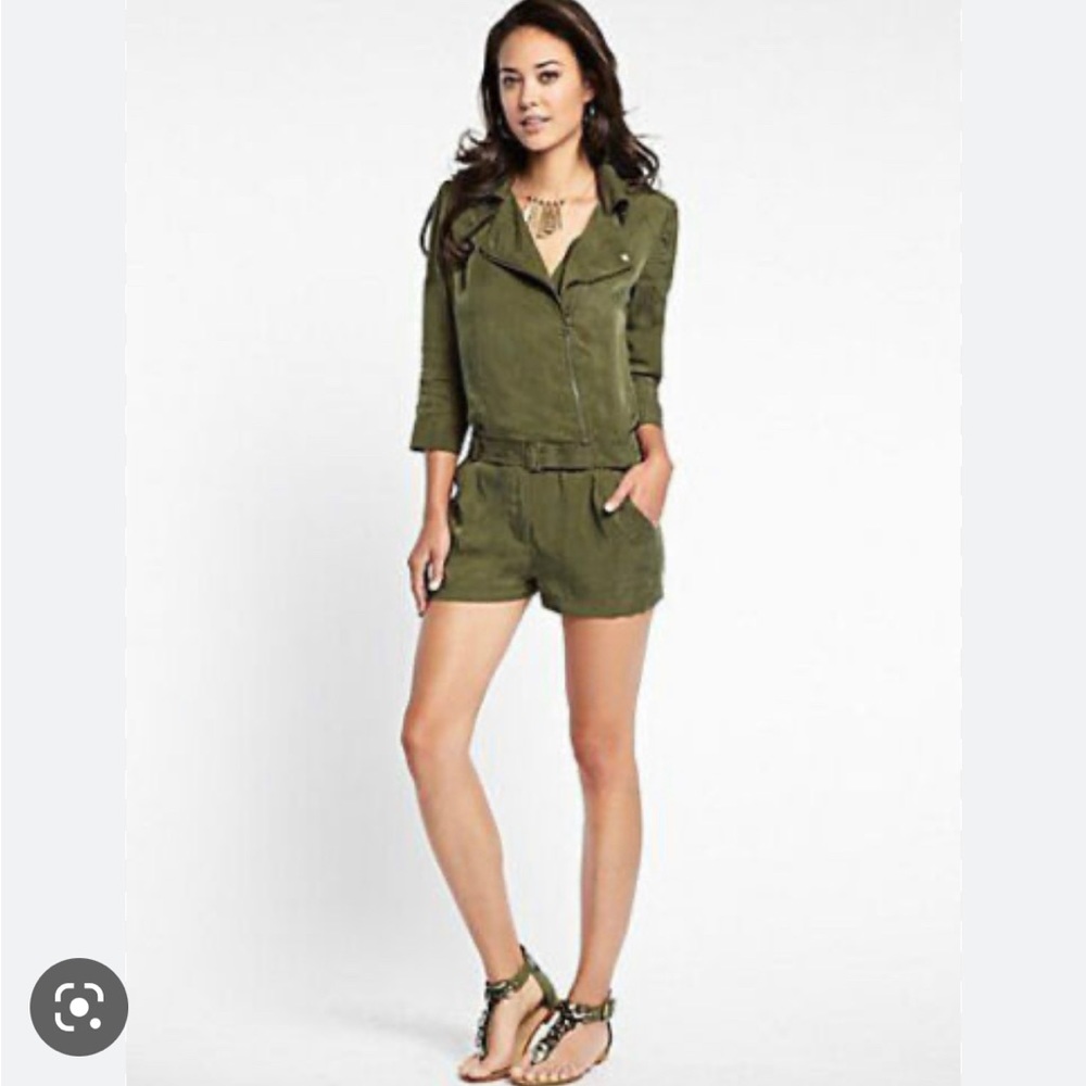 Guess Cupro Moto Romper